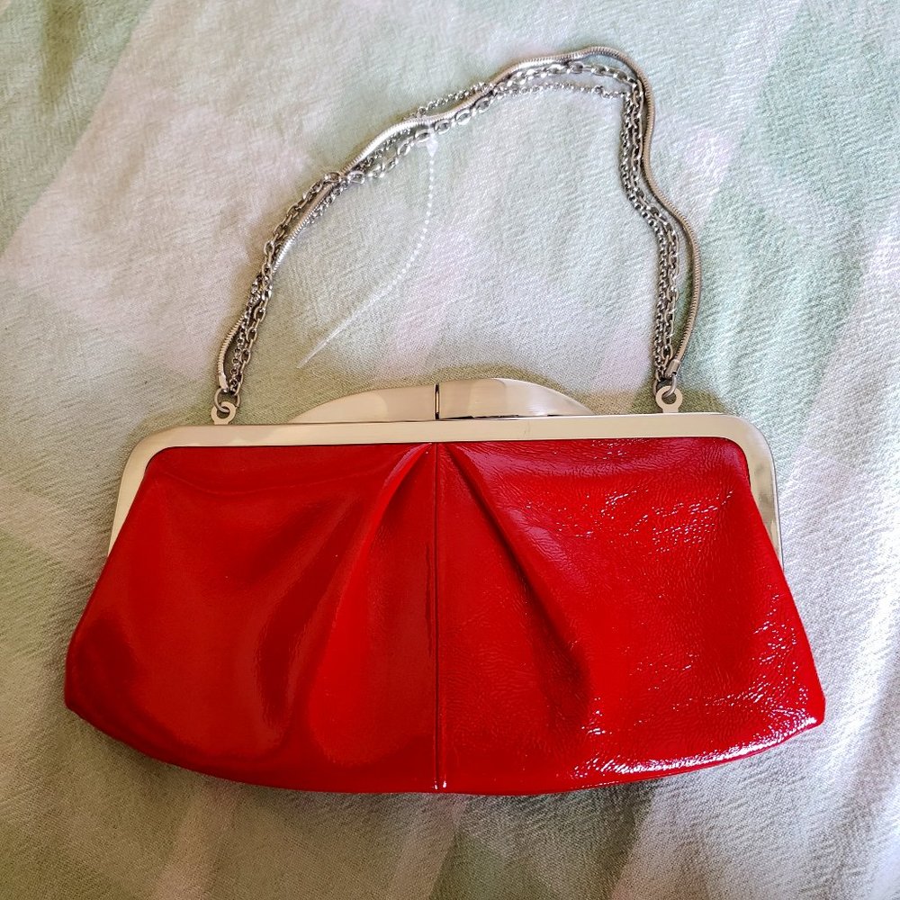 Rare Vintage Hobo International Women's Patent Leather Evening Handbag/C…